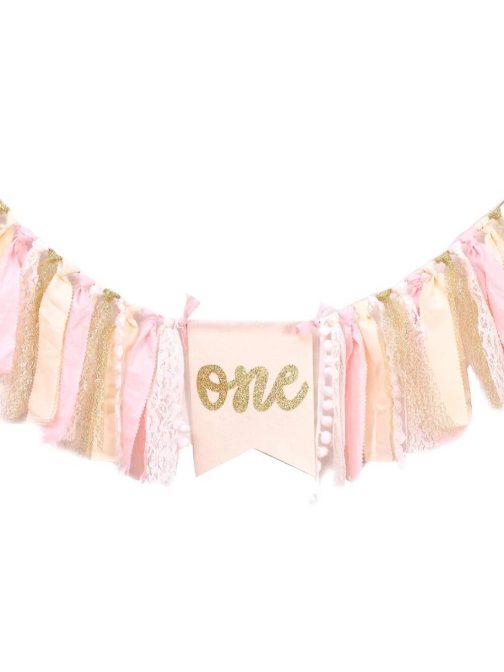 Highchair Banner 1st Birthday,Pink Happy Birthday Banner Party Decorations